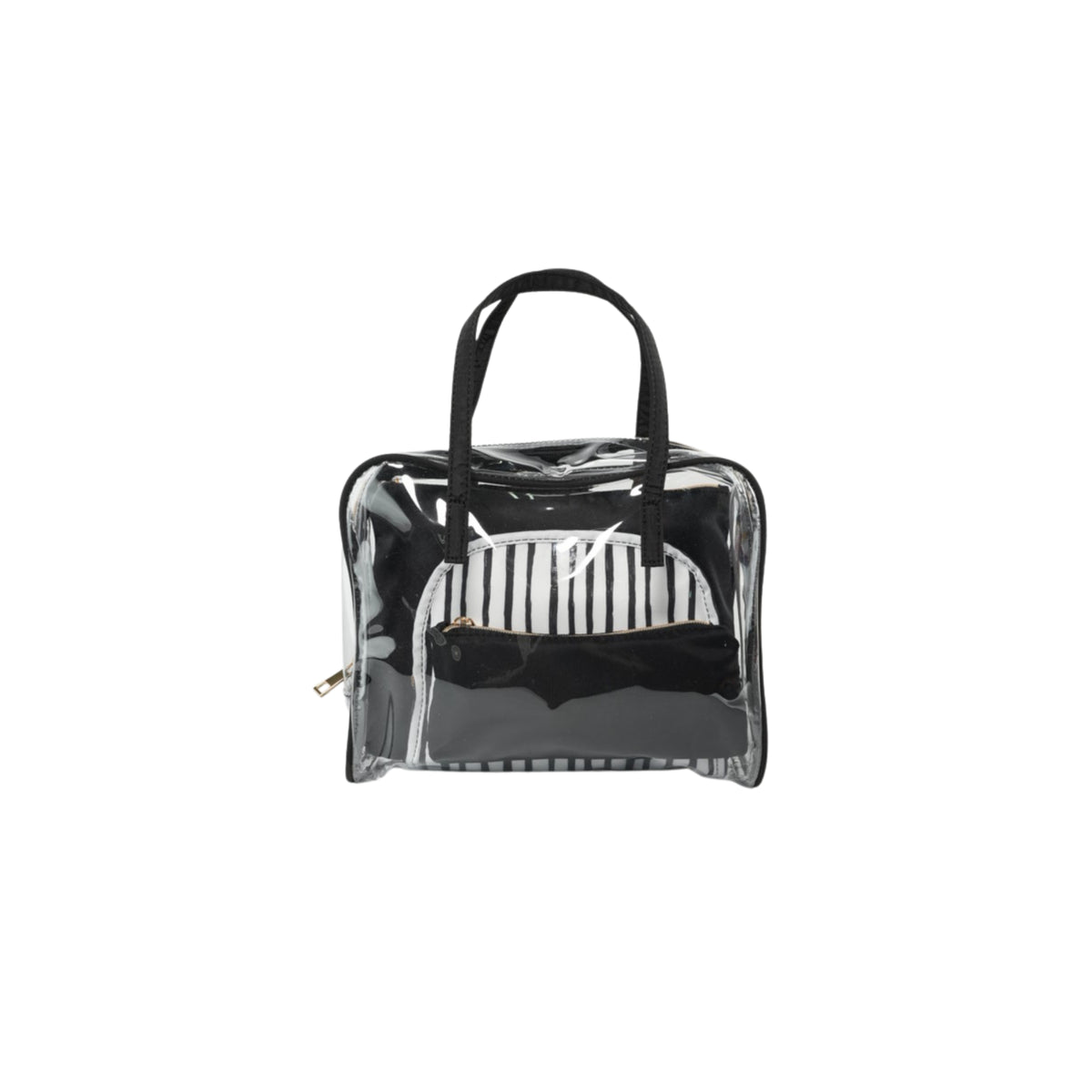 Vemla make-up bag – White/Black – Verona Tempo