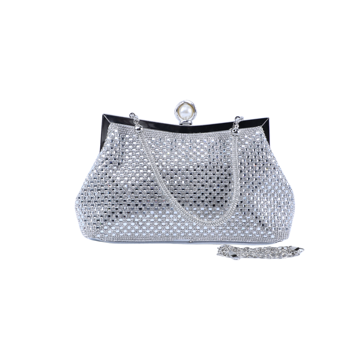 Klopy clutch – Silver – Verona Tempo