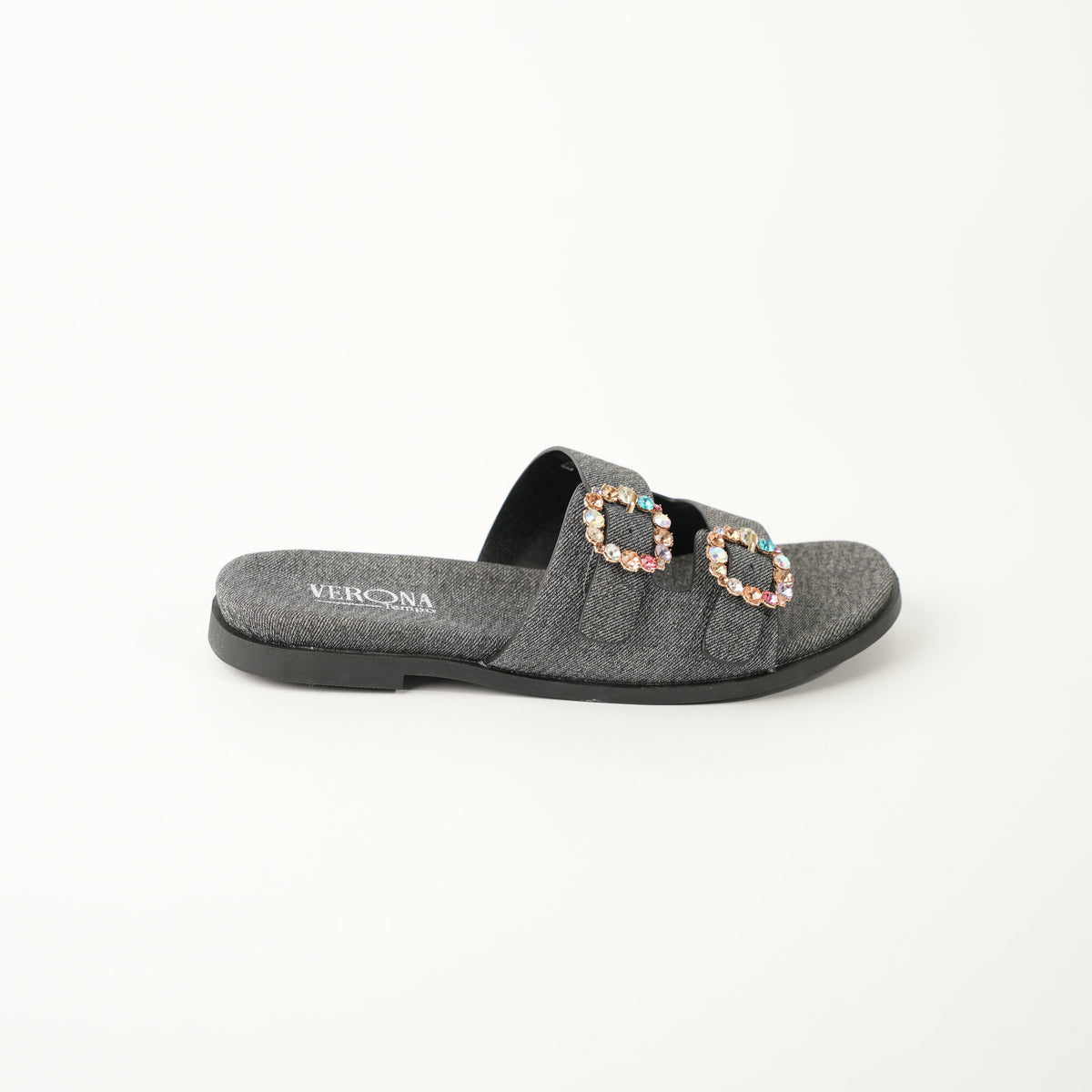 Meli slippers – Black – Verona Tempo