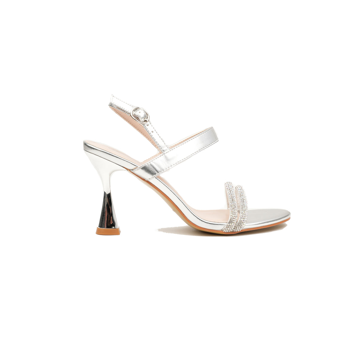 Zingo heels – Silver – Verona Tempo