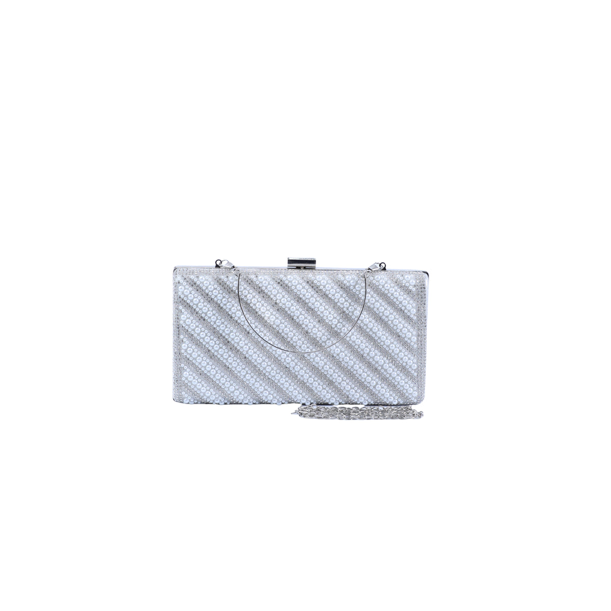 Luniver clutch – Silver – Verona Tempo