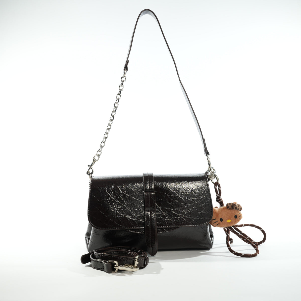 Giant crossbody bag – Brown – Verona Tempo