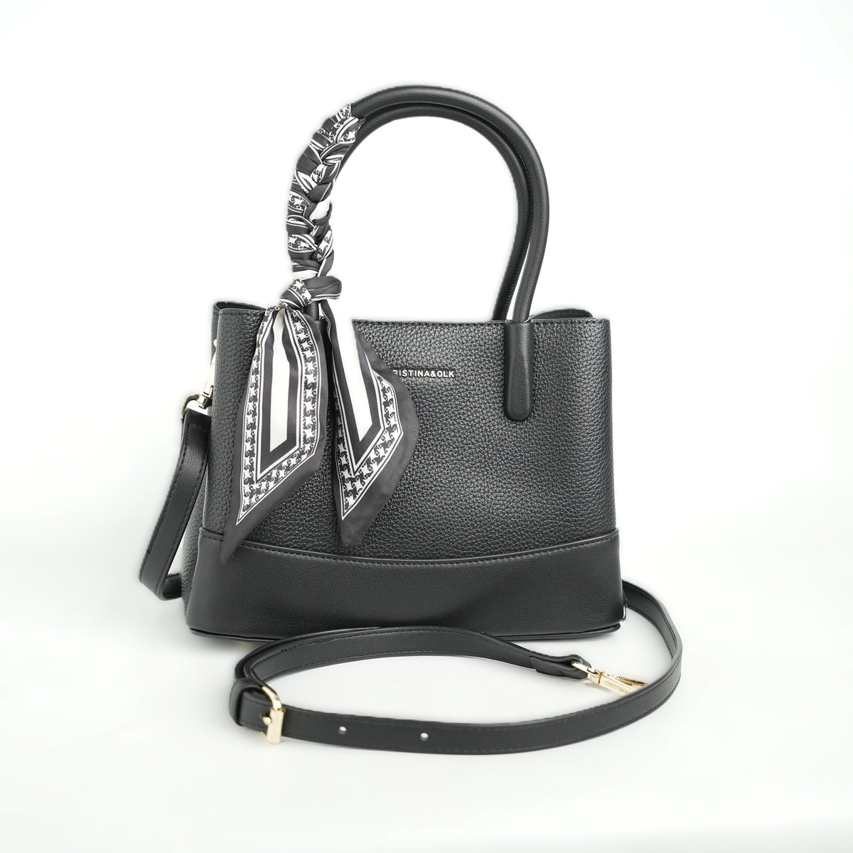Brand handbag – Black – Verona Tempo