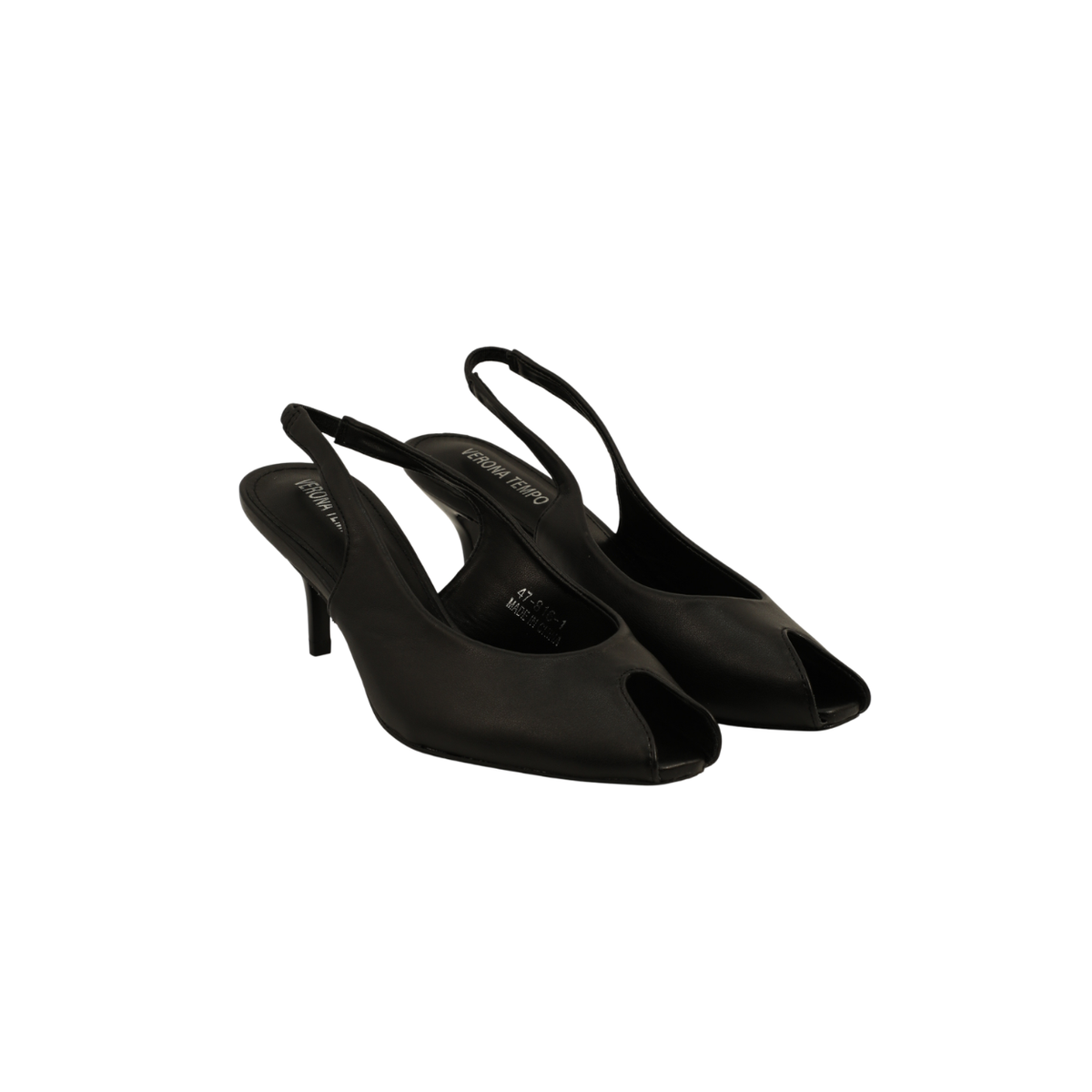 Cryvora heels – Black – Verona Tempo