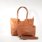 Laky handbag – Camel – Verona Tempo