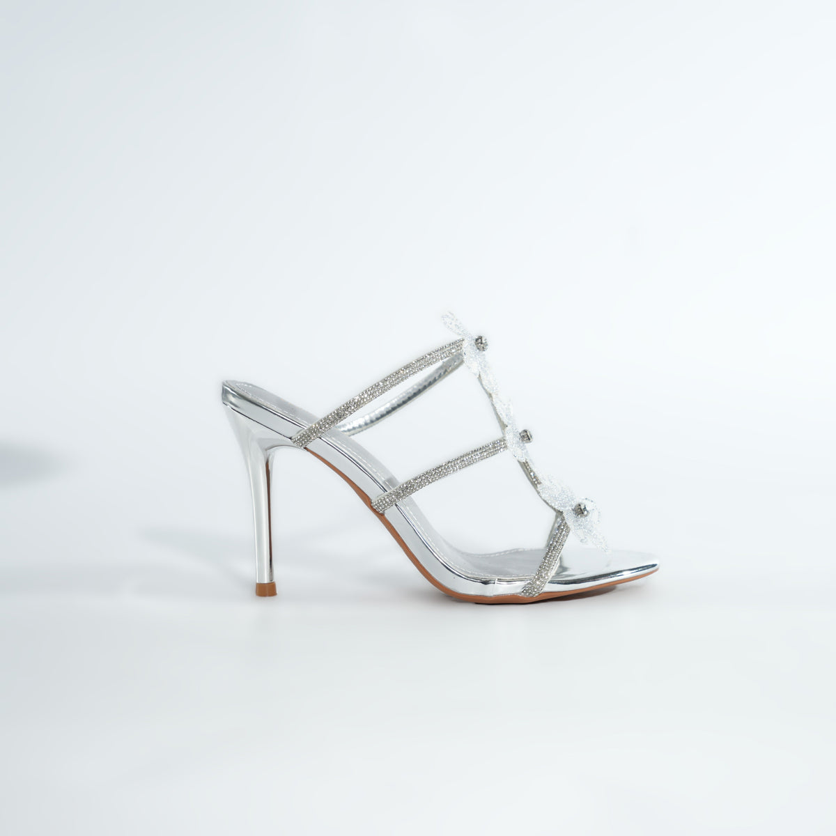 Melty mules – Silver – Verona Tempo