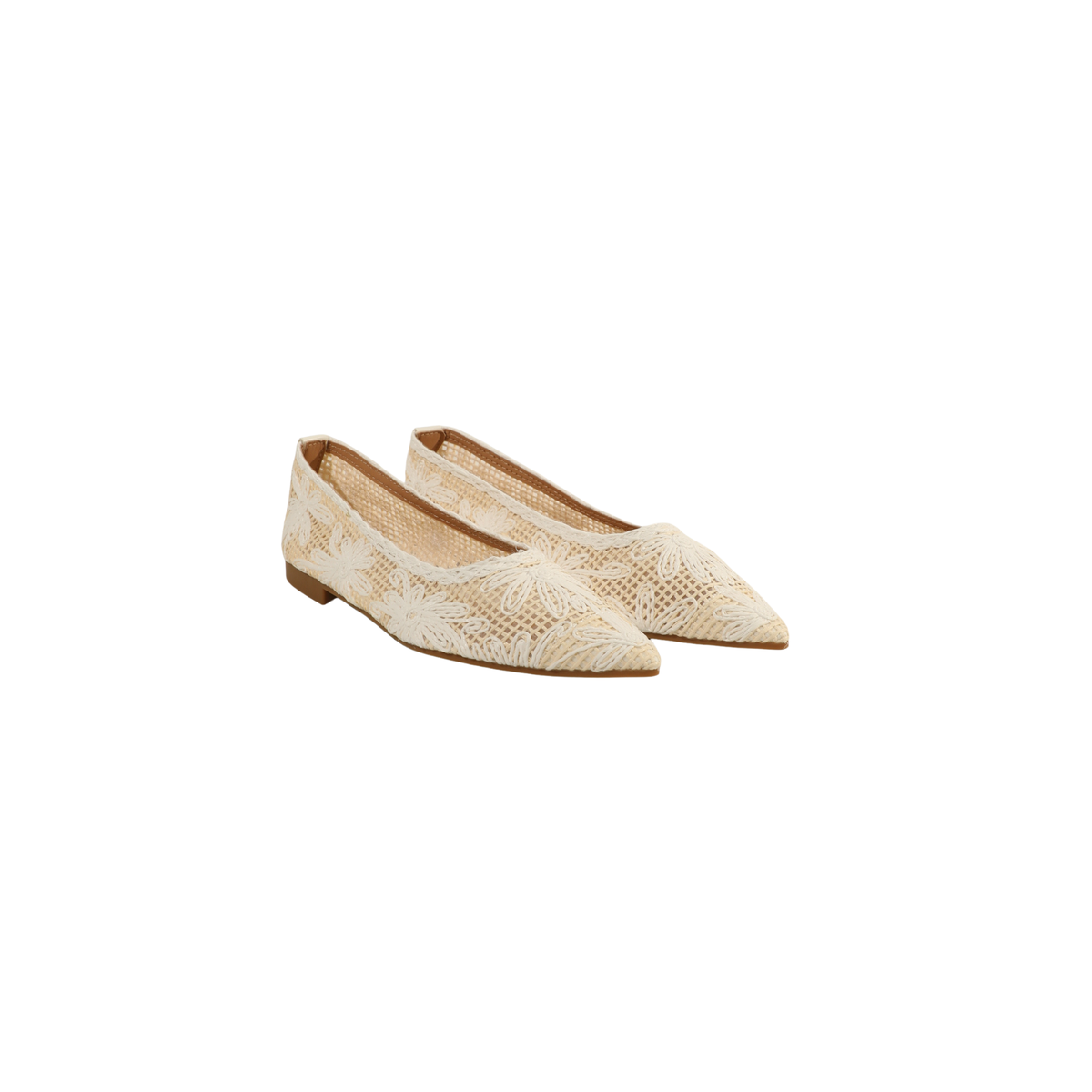 Fyrona ballerinas – White – Verona Tempo