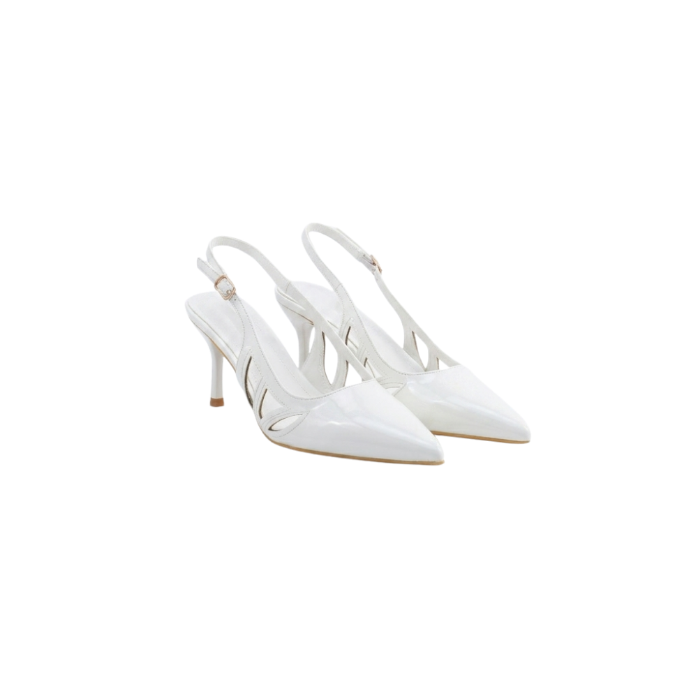Simple heels – White – Verona Tempo