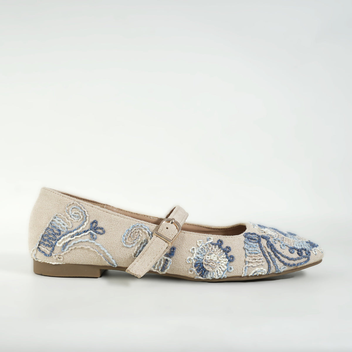 Bals ballerinas – Beige – Verona Tempo