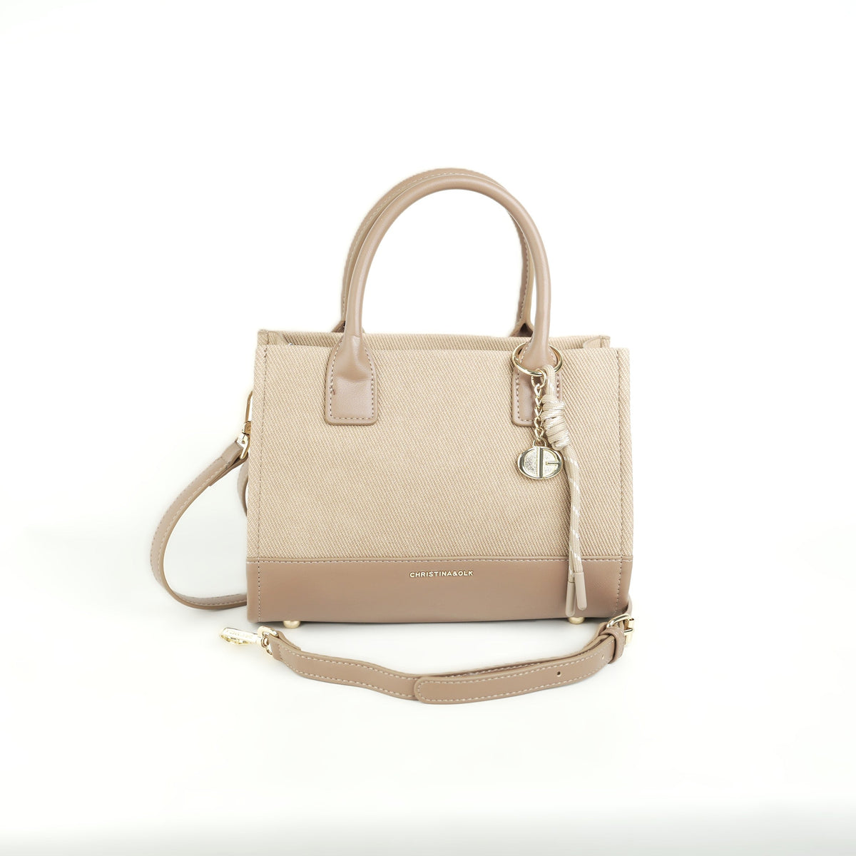 Top crossbody bag – Beige – Verona Tempo