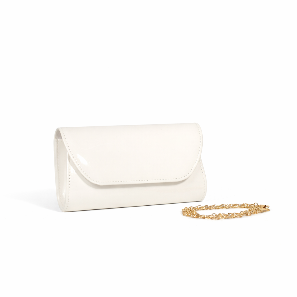 Glow clutch – White – Verona Tempo