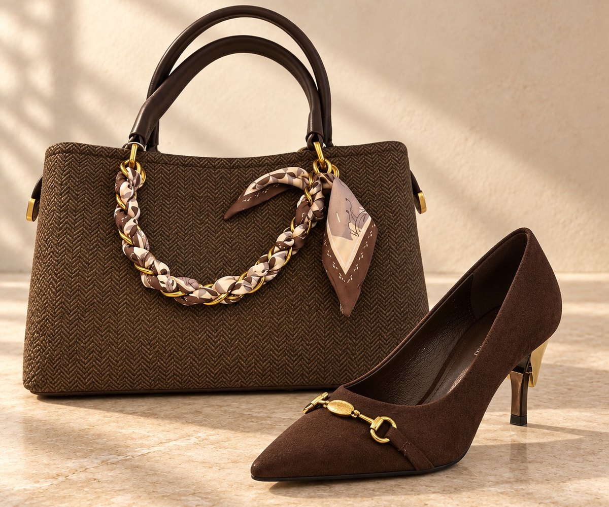 BLOT + ALMI — the bag and the shoes photographed together