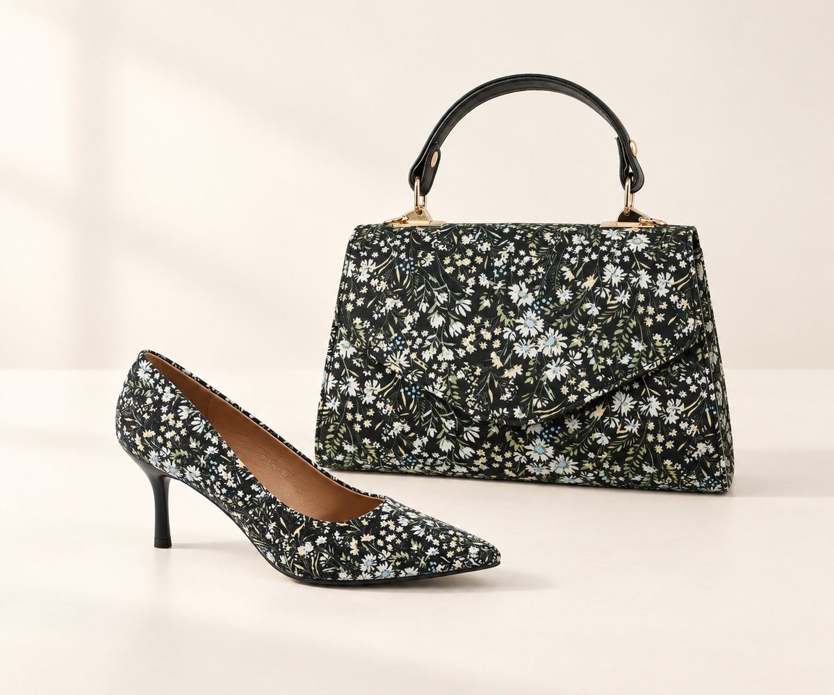 FLEURY + GOODY — the bag and the shoes photographed together