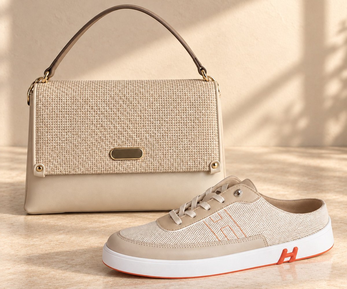 PILO + LADY — the bag and the shoes photographed together